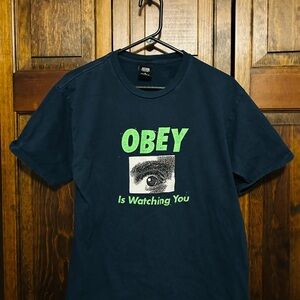 Obey Dark Blue Eye Graphic Tee